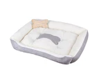 Floofi Washable Pet Bed Mattress Dog Cat Pad Mat Comfortable Bone Cushion XXS / S / L / XXL - Grey