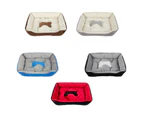 Floofi Washable Pet Bed Mattress Dog Cat Pad Mat Comfortable Bone Cushion XXS / S / L / XXL - Black