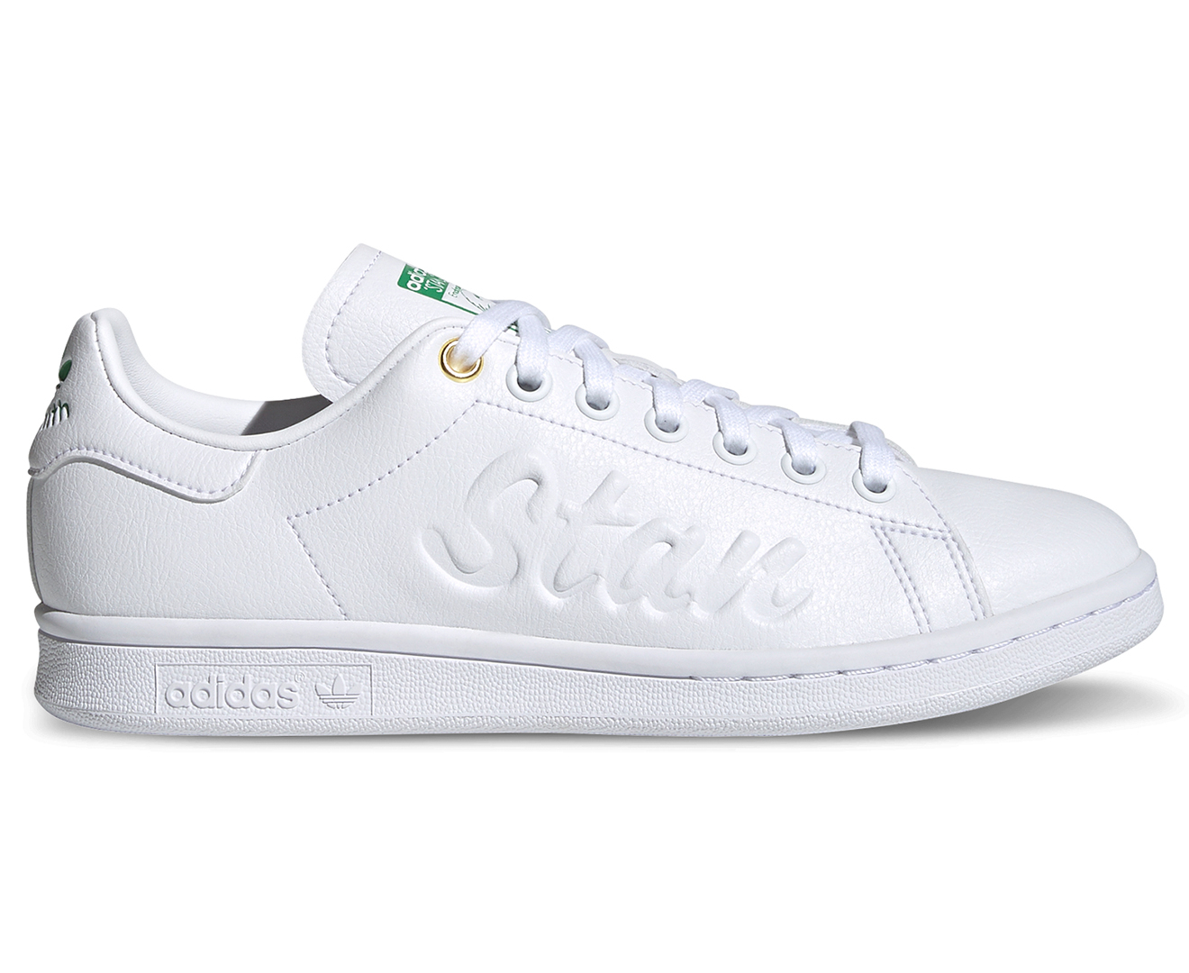 Adidas Originals Women's Stan Smith Embossed Sneakers - White/Green ...