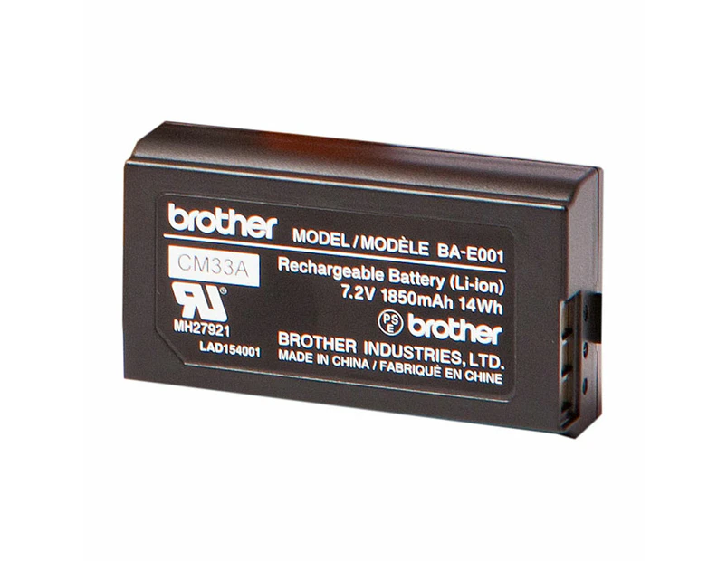 PT rechargable lithium-ion Bat - for use in Brother Printer