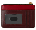 Marc Jacobs The Snapshot Top-Zip Multi Wallet - Black/Chianti