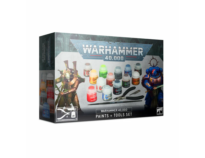 Warhammer 40K Paints + Tools (60-12)
