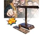 NOVBJECT Handmade Wooden Hook and Ring-Toss Battle Bars Game Quick-paced Interactive Game 4