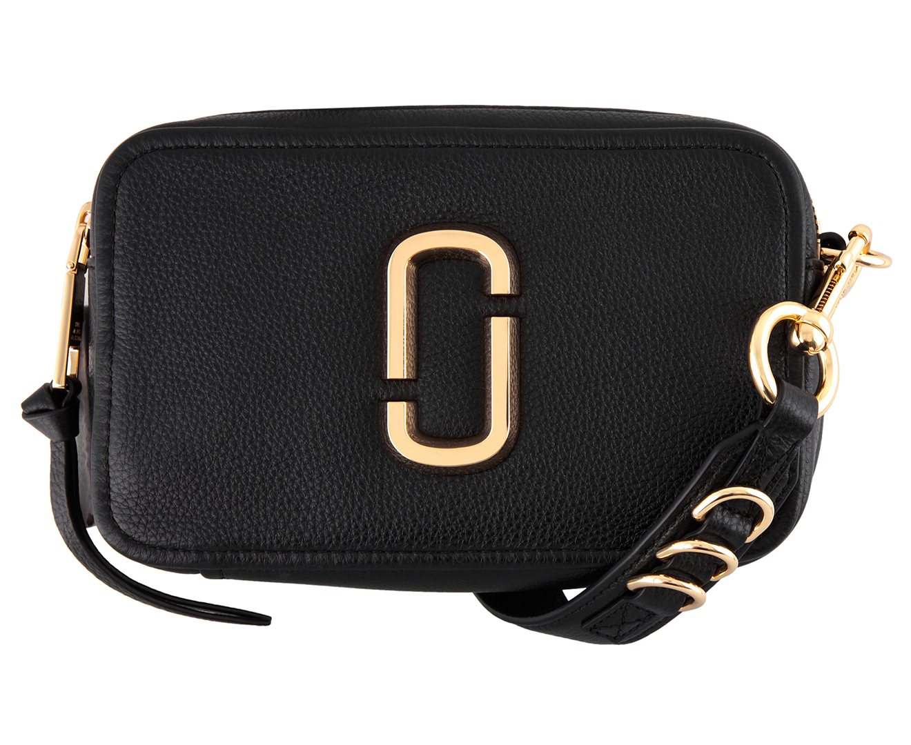 Marc Jacobs The Softshot 21 Leather Crossbody Bag - Black | Catch.co.nz