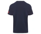 Calvin Klein Jeans Men's Travelling Logo Crewneck Tee / T-Shirt / Tshirt - Peacoat
