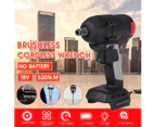 18V 520N.m Electric Brushless Impact Wrench Rechargeable For Makita Battery
