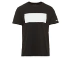 Calvin Klein Jeans Men's Boxed Graphic Embossed Crewneck Tee / T-Shirt / Tshirt - Black