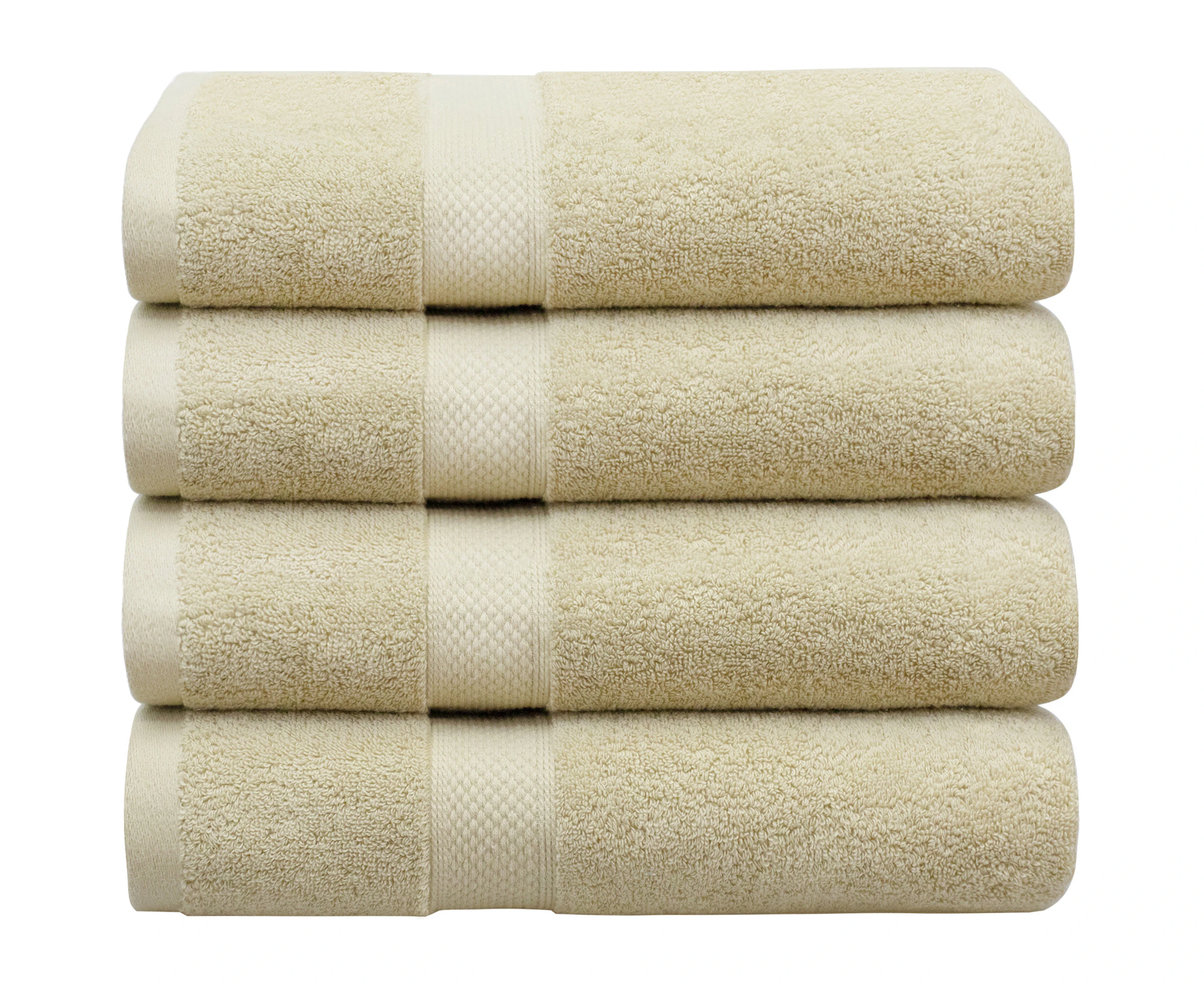 Justlinen-luxe Luxury Cotton Bath Towel Set 4-Pack - Linen