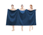 Justlinen-luxe Extra Large Bath Sheet Set 2-Pack - Navy
