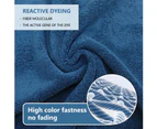 Justlinen-luxe Cotton Face Washers Set 10-Pack - Navy