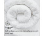 Justlinen-luxe Luxury Cotton Bath Towel Set 4-Pack - White