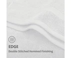 Justlinen-luxe Extra Large Bath Sheet Set 2-Pack - White