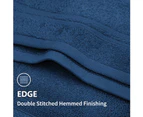 Justlinen-luxe Cotton Face Washers Set 10-Pack - Navy