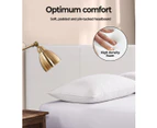 Levede Bed Frame Gas Lift Premium PU Leather Base Mattress Storage Queen White