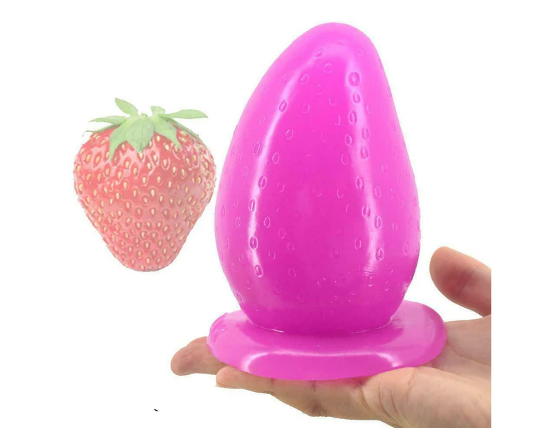 12Cm 4.7Inch Faak Dildo Dong Real Colour Rubber Sex Toy 7.7Cm Thick Butt Plug - Flesh