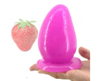 12Cm 4.7Inch Faak Dildo Dong Real Colour Rubber Sex Toy 7.7Cm Thick Butt Plug - Flesh