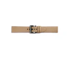 Samsung Classic Leather Strap for Gear Sport - Beige +  White