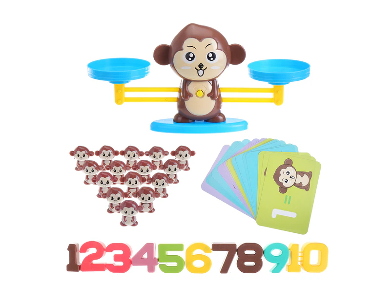 Animal Number Balance Math Toy Preschool Toddler Balancing Mathematics Games