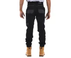 Tradie Men's Flex Cuffed Cargo Pants - Black