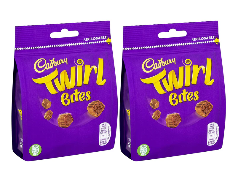 2 x Cadbury Twirl Bites 95g