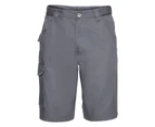 Russell Workwear Twill Shorts (Convoy Grey) - BC1046