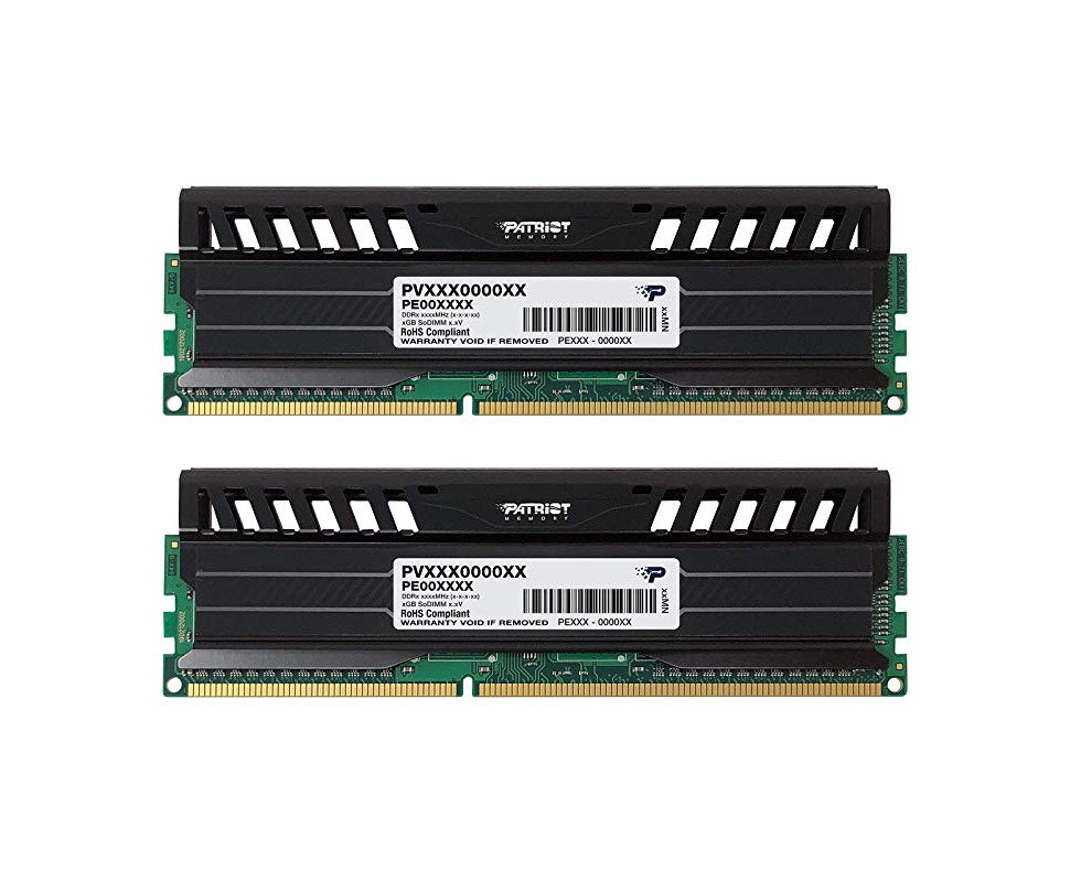 (8GB (2x4GB) 1600Mhz, DUAL KIT) - Patriot Viper III Series, Black