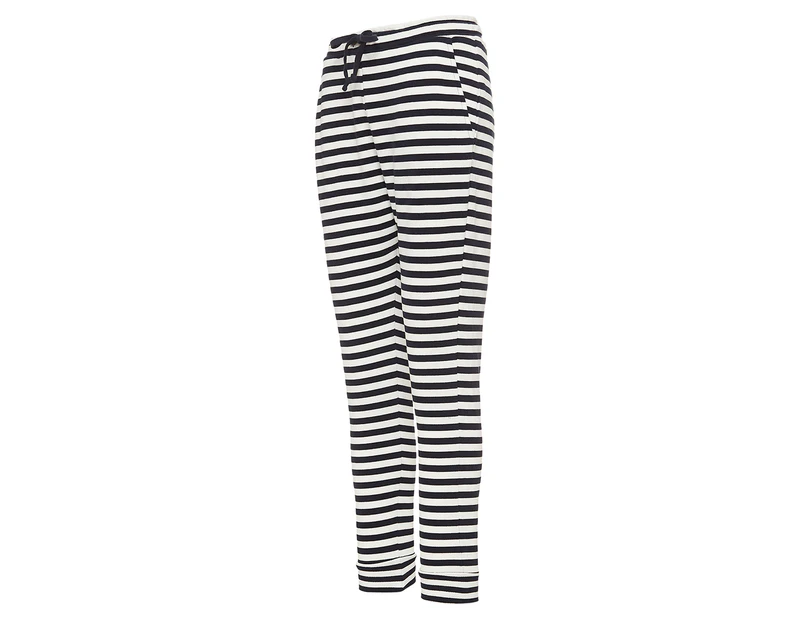 Elwood Women's Sadie Trackpants / Tracksuit Pants - Navy/White Stripe