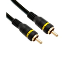 CableWholesale 10R2-01150 High Quality Composite Video Cable RCA Male Gold-plated Connectors 50 foot