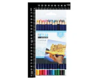 The Art Studio Coloured Pencils Assorted Colours 24 Pack
