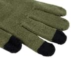 Kenneth Cole Warm Knit Gloves w/ Tech Tips - Khaki 2