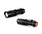 500-Lumen Military Flashlight Set with Carrying Case