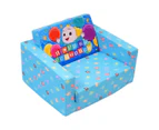 CocoMelon Flip Out Sofa - Light Blue/Multi