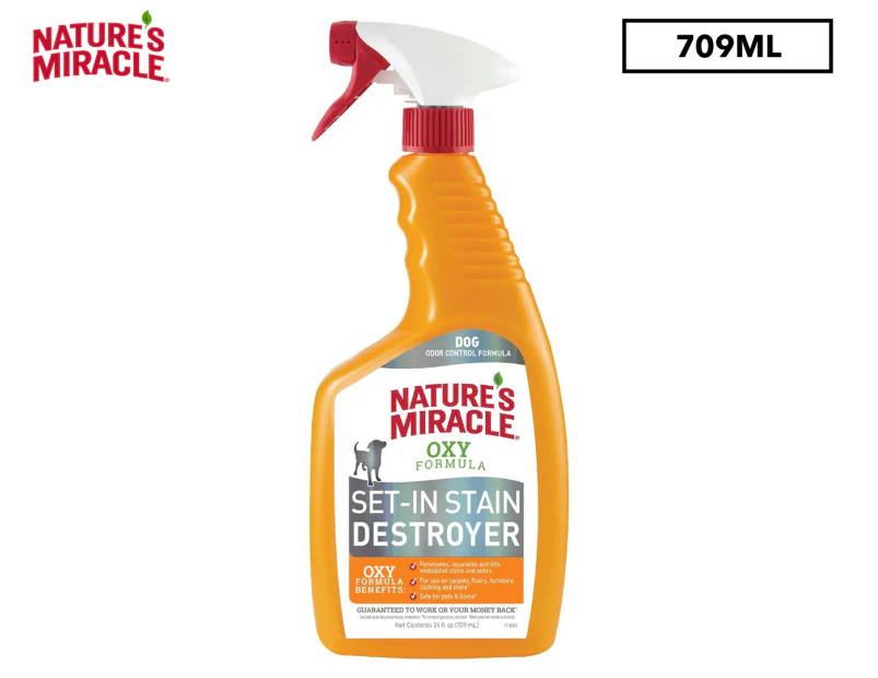 Nature's Miracle Oxy Formula Stain Destroyer Odour Control For Dogs 709mL