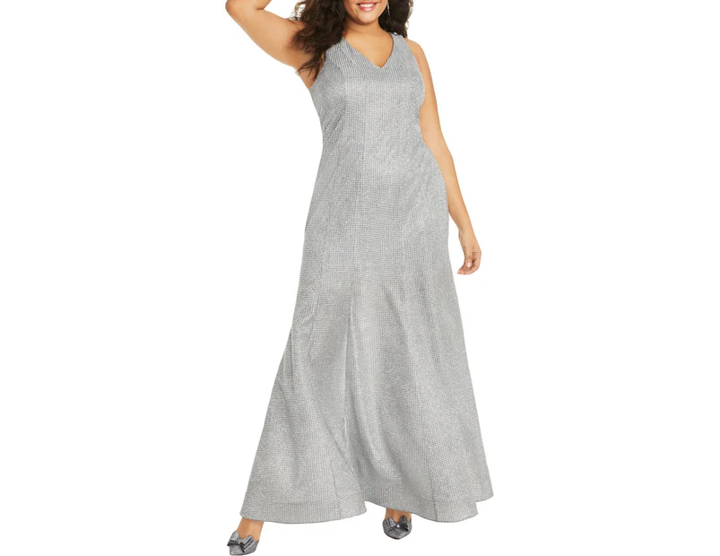 Sequin Hearts Women's Dresses Party Dress - Color: Platinum Glam