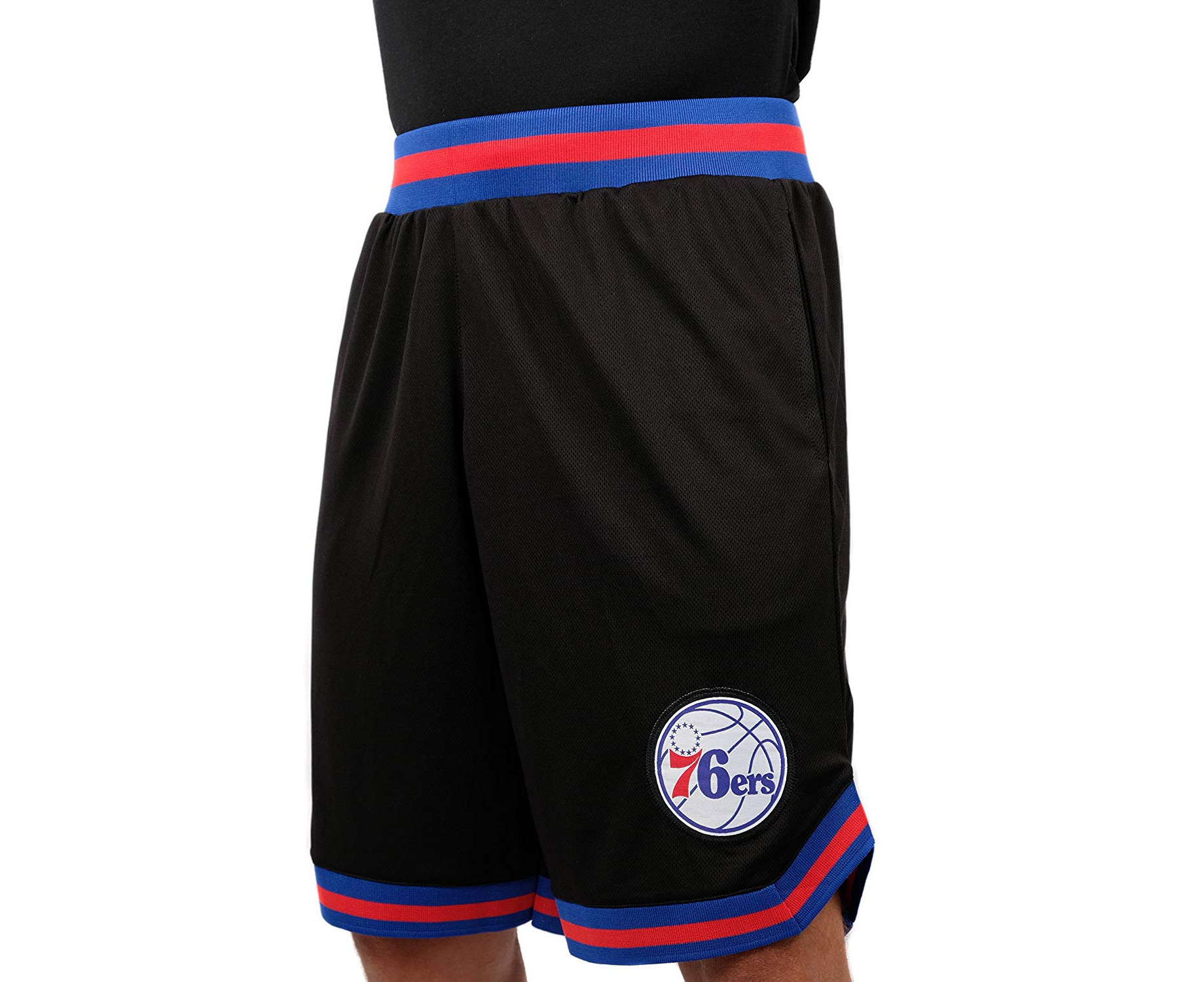 UNK NBA Men's Mesh Basketball Shorts Woven Active Basic, Black