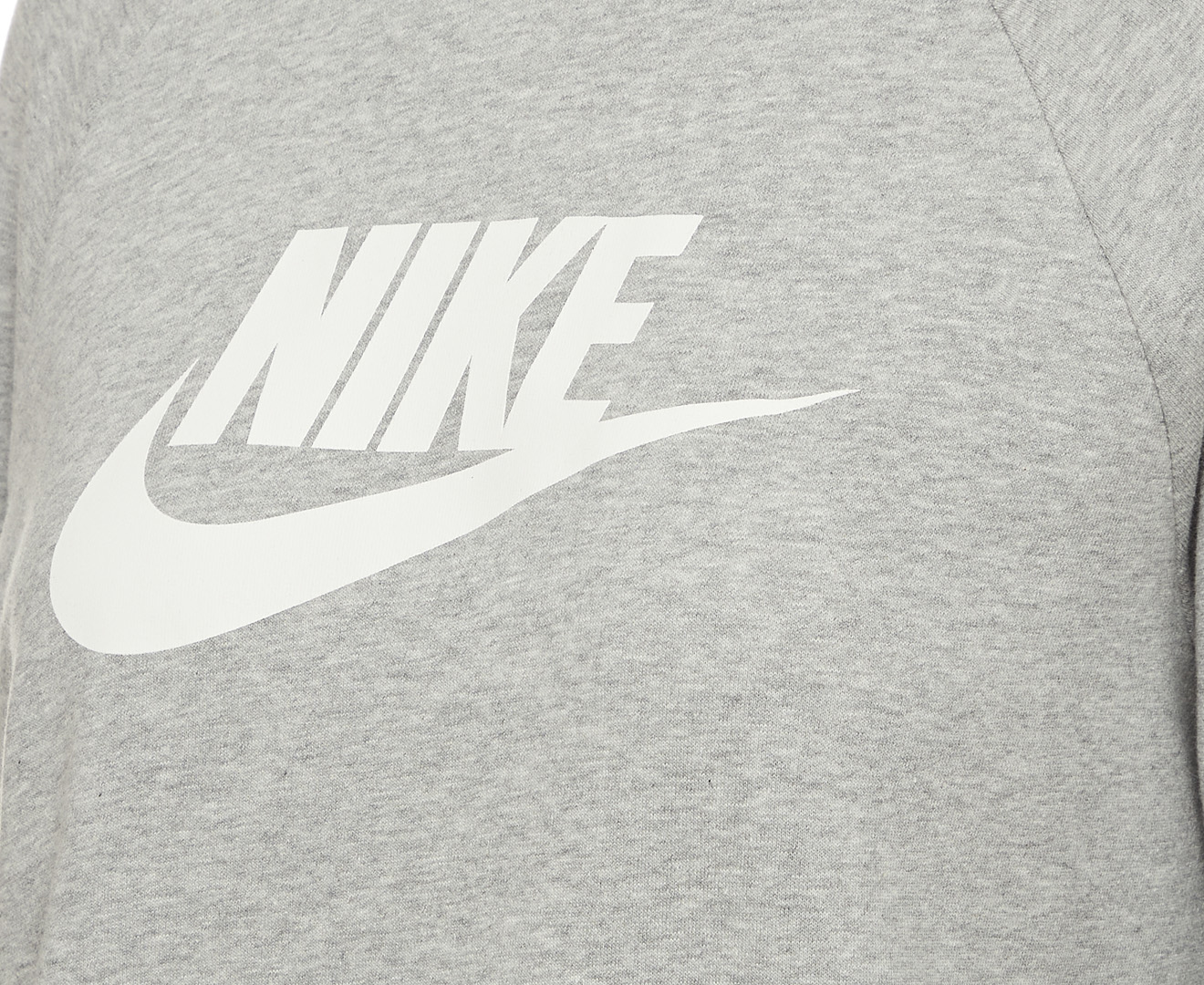 Nike Sportswear Women's Essential Crew Sweatshirt - Dark Grey Heather ...