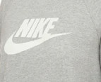 Nike Sportswear Women's Essential Crew Sweatshirt - Dark Grey Heather/Matte Silver/White