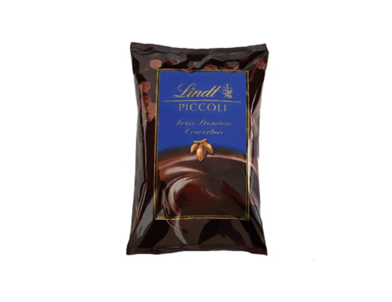 10Kg Lindt Chocolate Couverture Piccoli Dark Bittersweet 58%