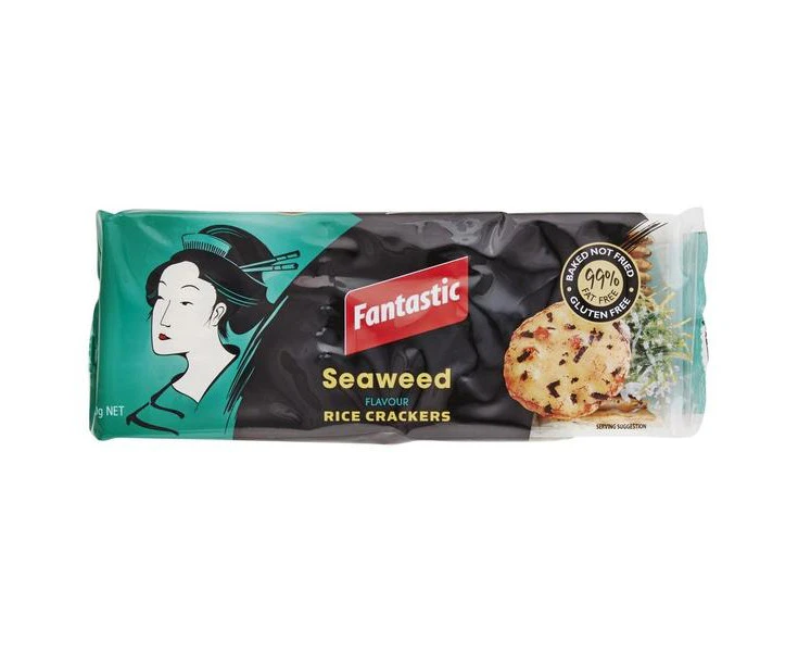 12 X Fantastic Rice Crackers Seaweed