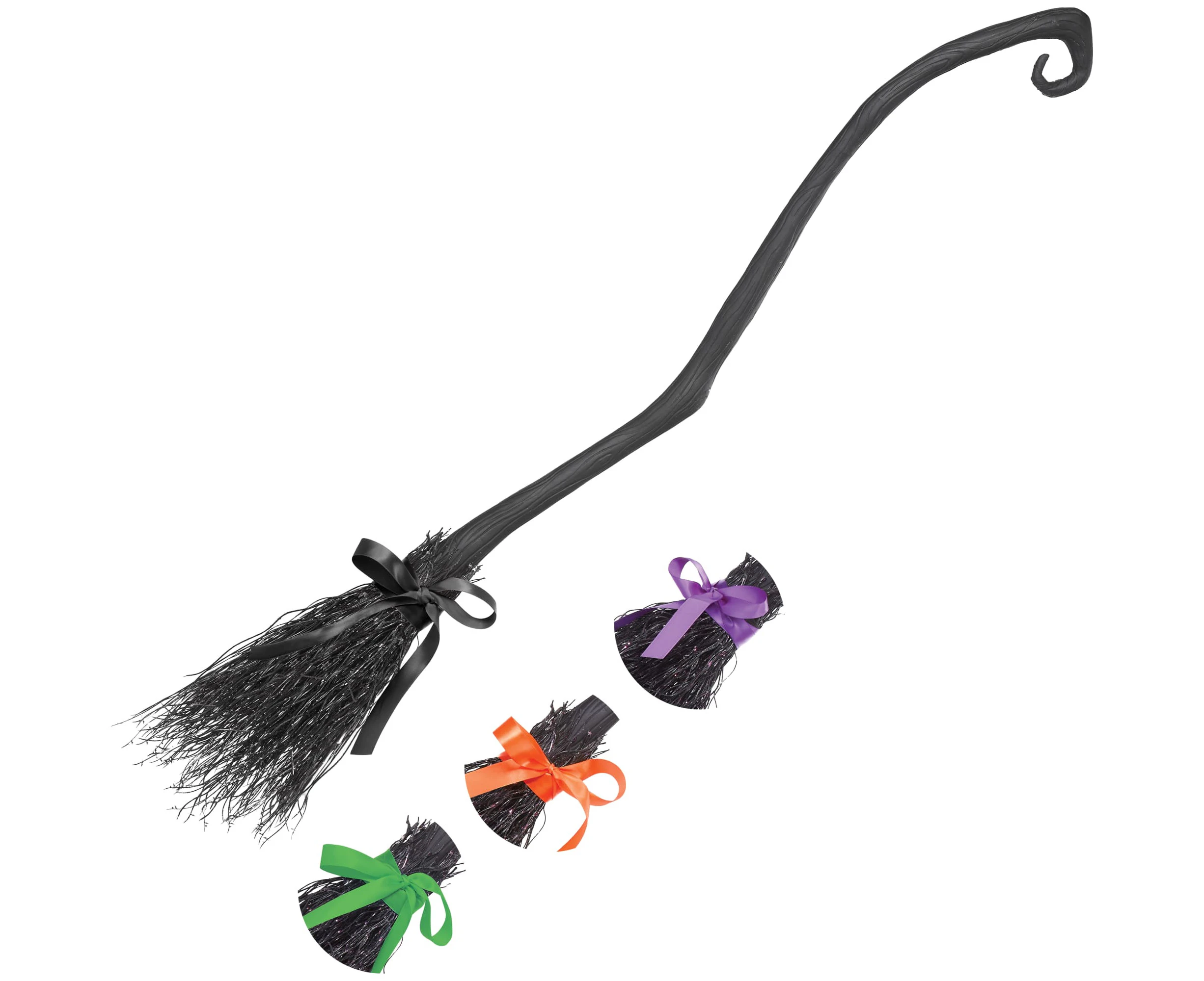 Witch Broom with Ribbon 1.4m