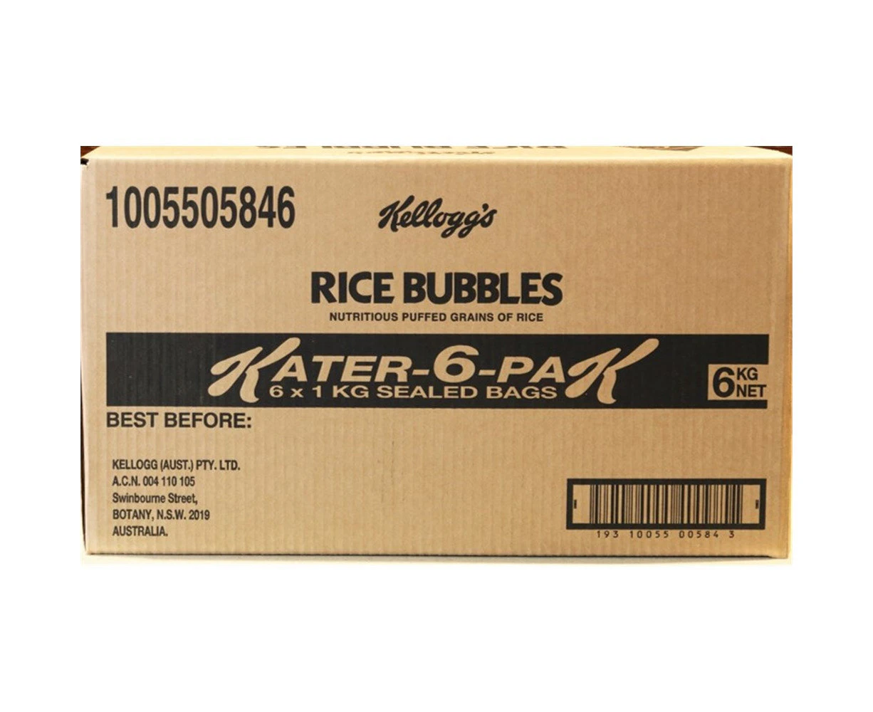 Rice Bubbles Kater 6 Pack 1Kg