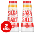 2 x Saxa Table Salt 750g