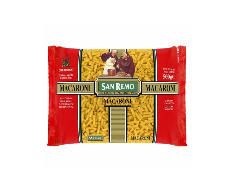 San Remo Pasta Macaroni 500G