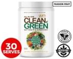 YUM Natural All-In-One Clean & Green Powder Passionfruit 240g / 30 Serves 1