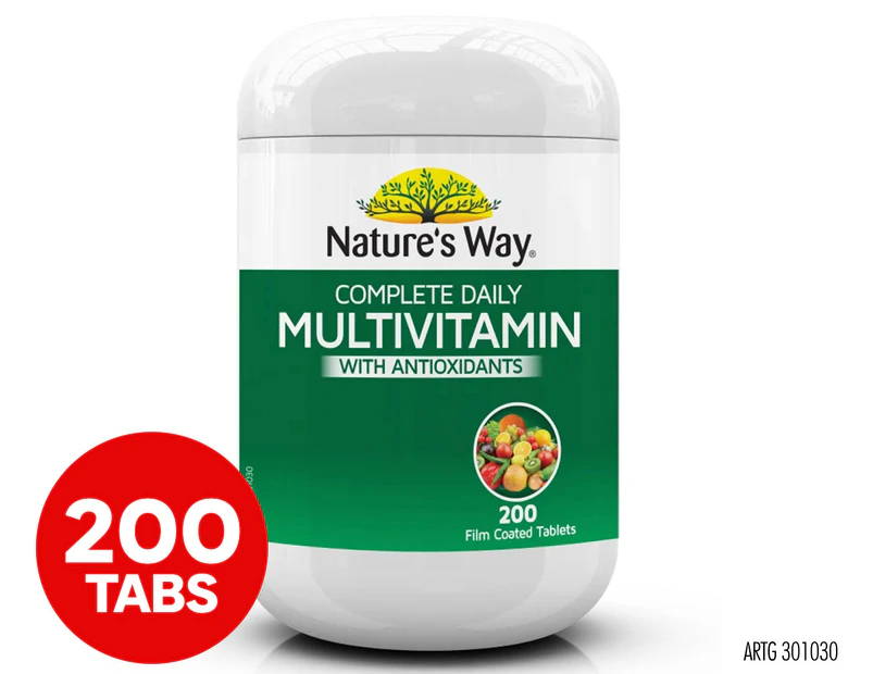 Nature's Way Complete Daily Multivitamin 200 Tabs