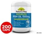 Nature's Way Odourless Fish Oil 1500mg 200 Caps 1