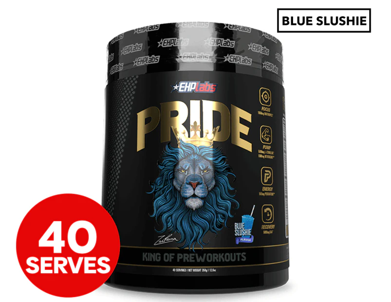 EHP Labs Pride Pre-Workout Blue Slushie 358g / 40 Serves