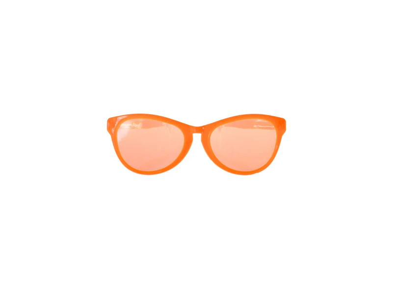 Bright Orange Giant Novelty Costume Glasses