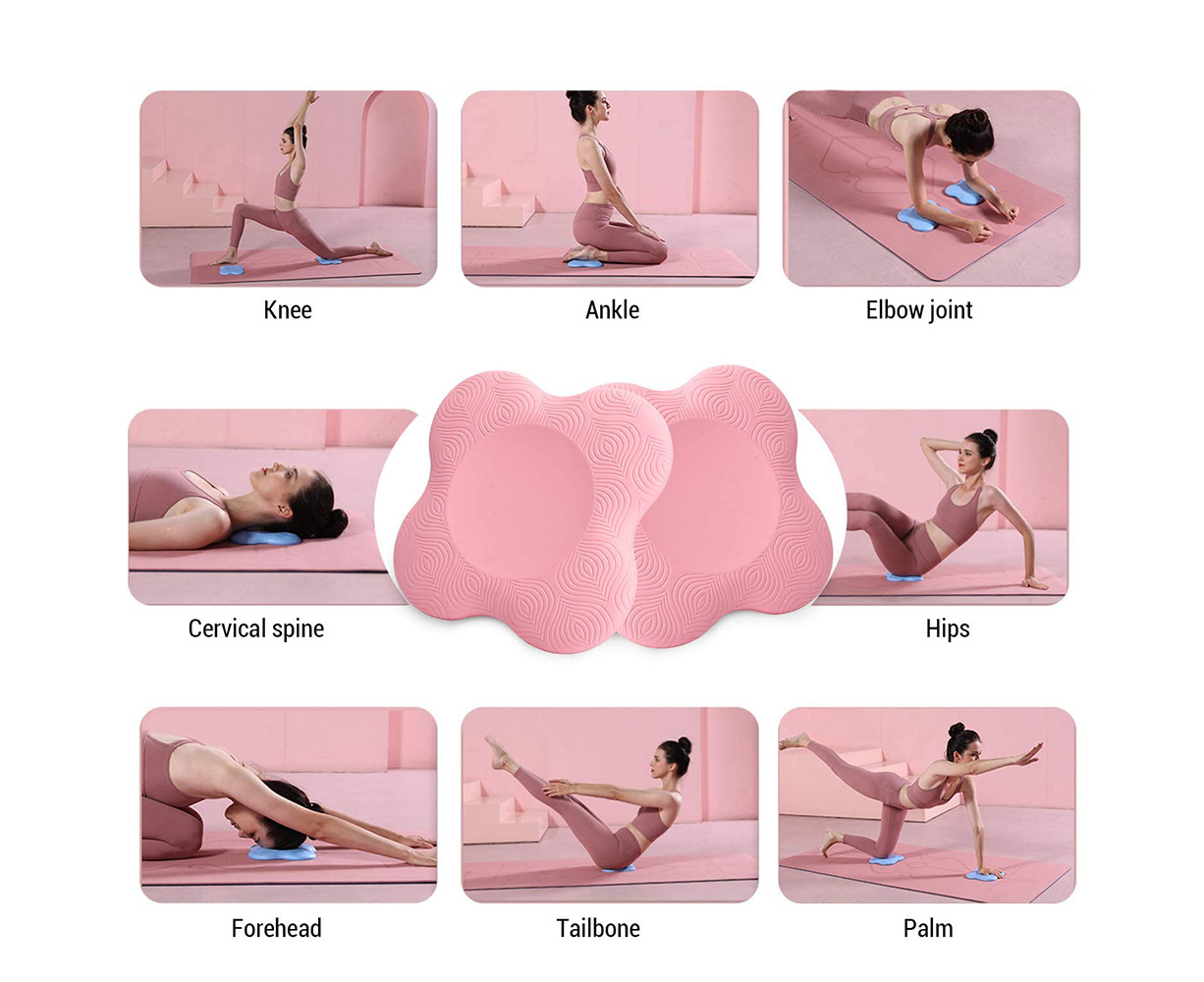 Yoga Silicone Jelly Support Pad for Hands, Wrists, Elbows, Knees and Ankles  - Non Slip Yoga Kneeling Pad