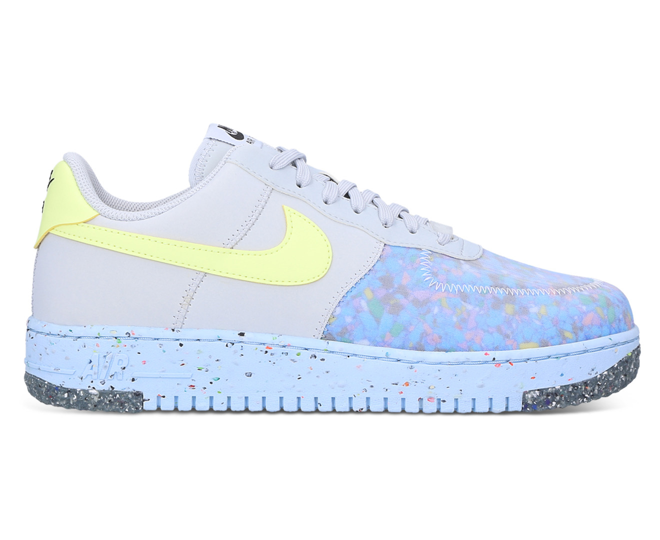nike air force 1 crater pure platinum